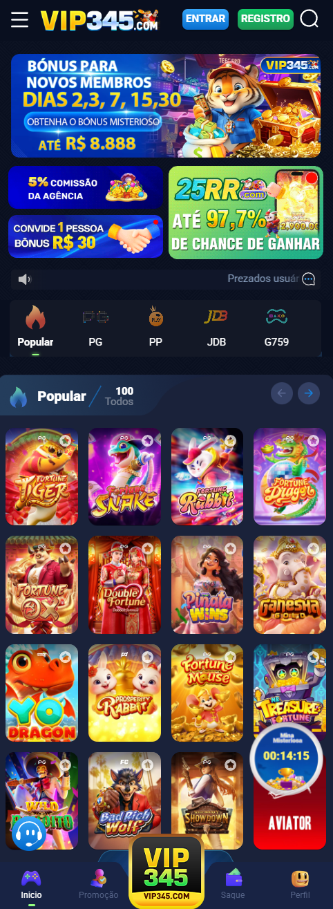 Bônus vip345.com