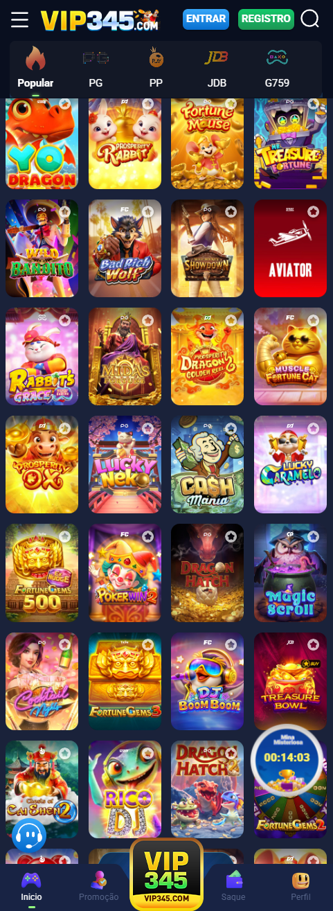 Slots online da vip345.com com jackpots premium